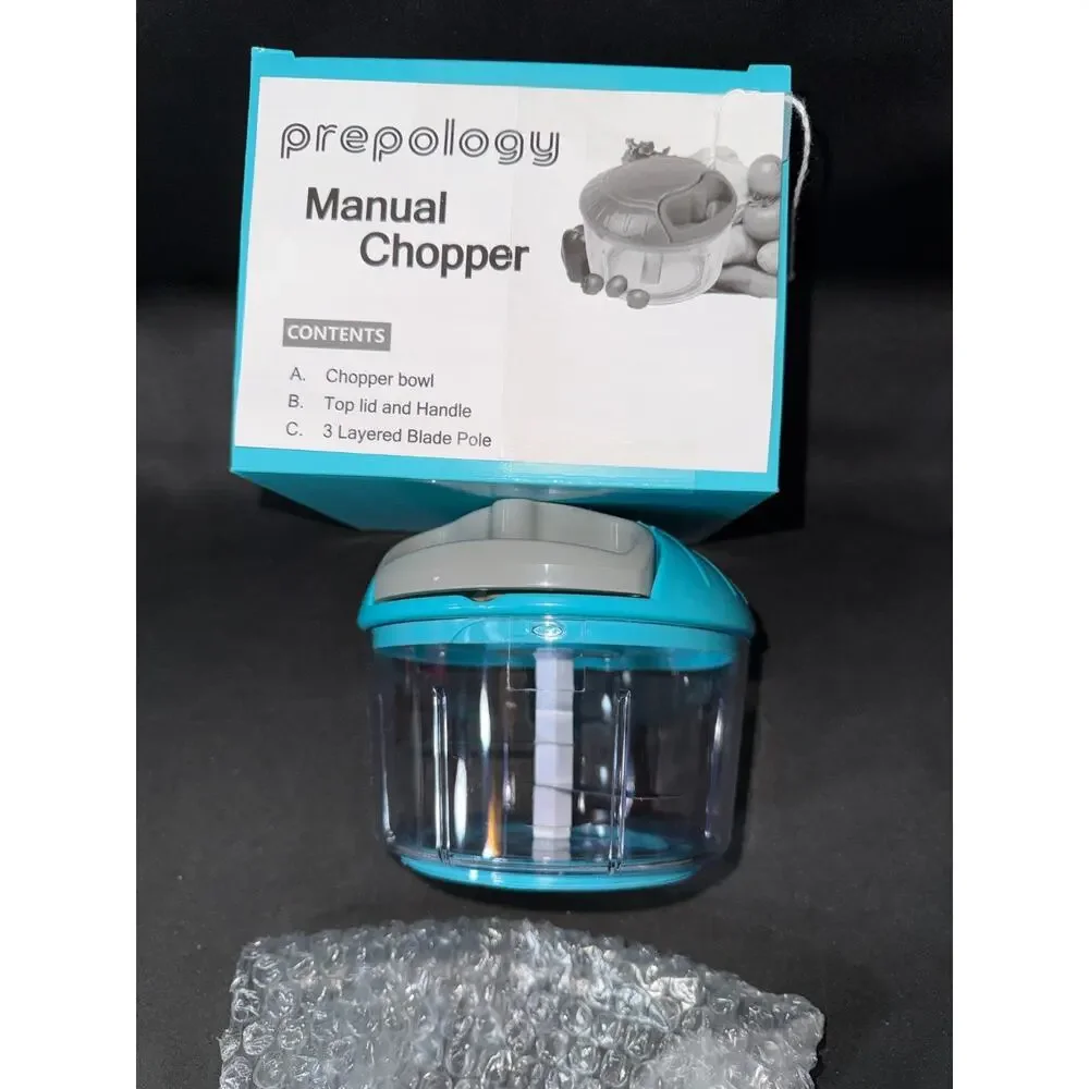 Prepology Manuel Food Chopper Pull Cord Vegetable garlic Onion